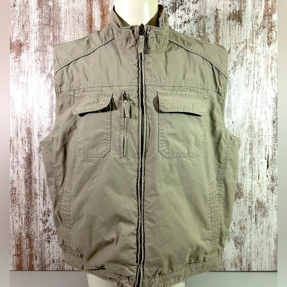 Outdoor Life Jackets & Coats Mens Outdoor Life Sherpa Lined Khaki